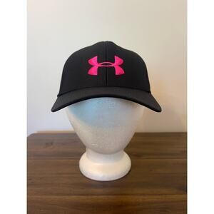 Under Armour Black and Pink Adjustable Baseball Hat